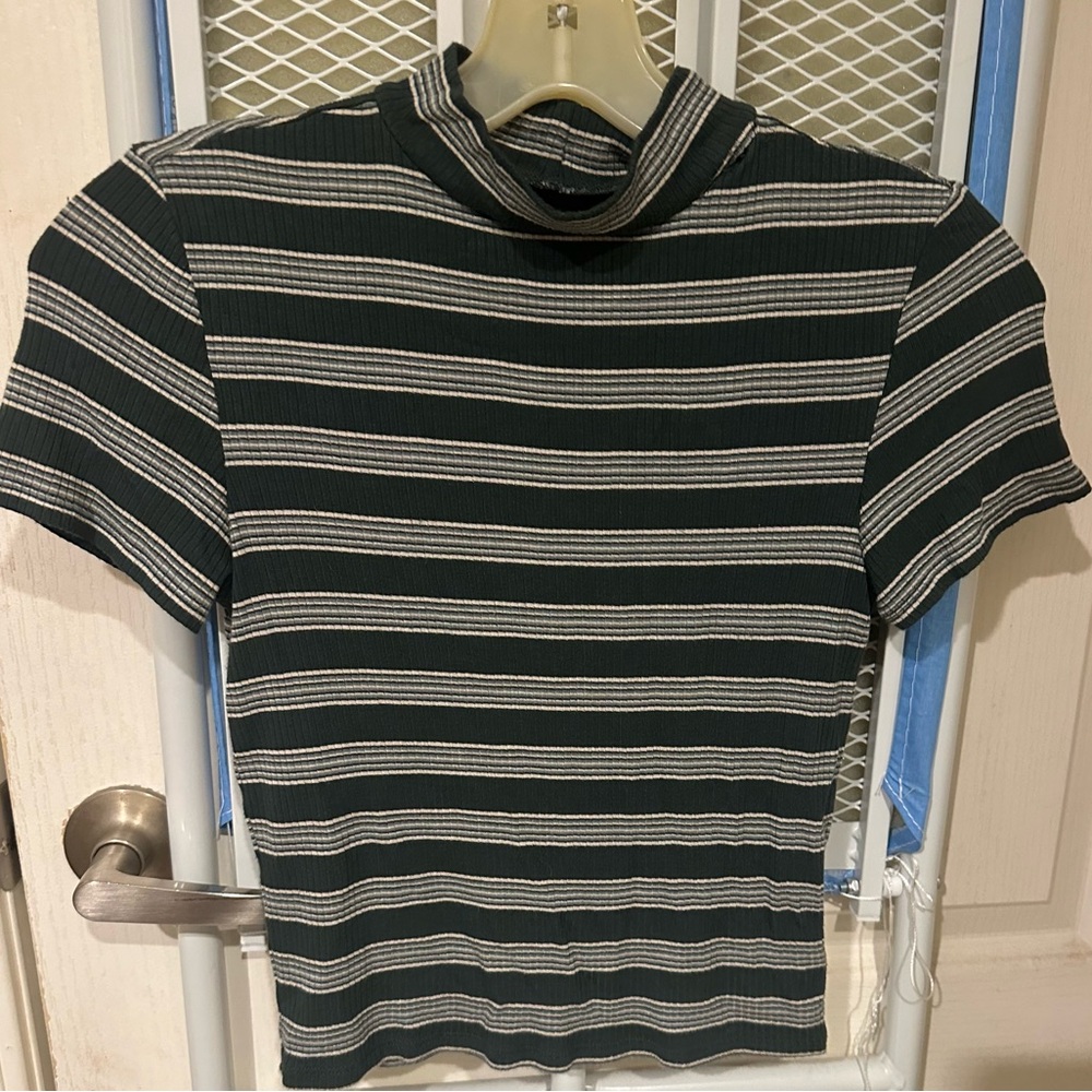 Mock neck top